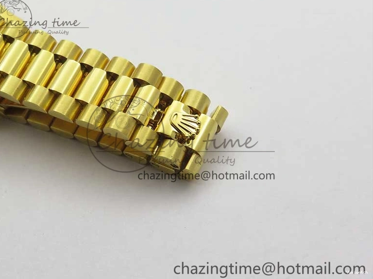 Bracelet Dial EWF 31mm ETA2688 Best Green YG Daydate Edition Malachite YG President on 278288 0430